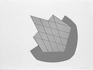 black & white image of a color lithograph