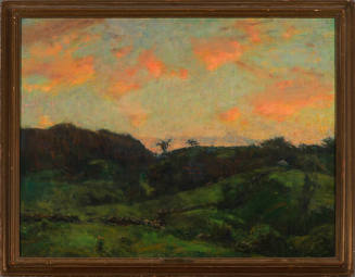 Charles Davis, The Quiet Light of Evening, before 1933, oil on canvas, 29 x 36 in. Collection o…