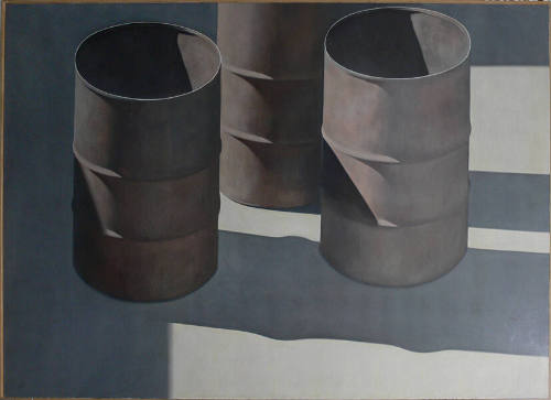 Three Oil Drums